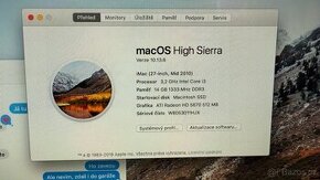 iMAC 27 Core i3, paměť 14 GB, úložiště 3TB, 2010