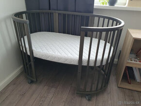 Stokke Sleepi V2 Hazy Grey včetně příslušenství