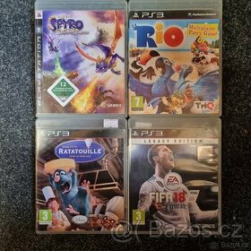 PS3 Spyro, Rio,Ratatoile, fifa 18