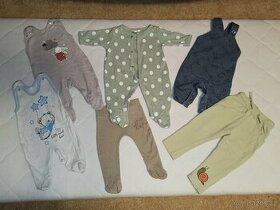 Novorozenecké téměř nové oblečení 56, 62, 68