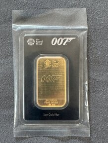 The Royal Mint - James Bond 007 Investiční zlatý slitek - 1