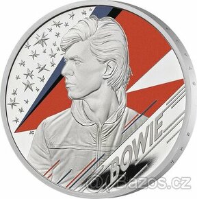 DAVID BOWIE Music Legends 1 Oz Silver Coin 2 Pounds Proof