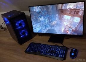 Herní PC s Ryzen 3700x, RX 6700 XT a 27" 75Hz FreeSync LCD