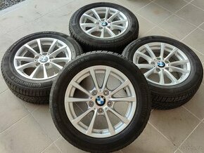 Zánovní originál ALU kola BMW 16" 5x120 ET31 pneu 205/60/16