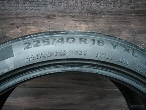 Letní pneu 225/40 r18 vzorek na sezónu