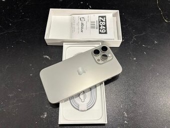 iPhone 16 pro max 256 GB, záruka Alza, přírodní titan