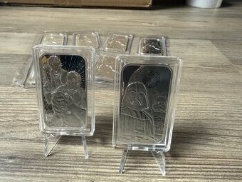 2x stříbrný slitek STAR WARS 2x 1oz v kapsli - 1