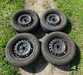 Plechové disky VW, rozteč 5x112mm., 6J ET 43. 195/65/15" 91T