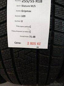 NOVÉ 255/55 R18 ZIMNÍ GRIPMAX