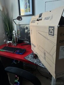 “Herní komplet: PC+ monitor MSI 180Hz + klávesnice + myš –