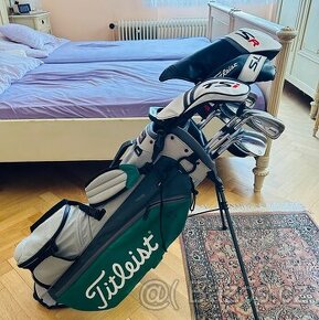 TOP GOLFOVÝ SET PRO LEVÁKA TITLEIST PING DRIVER PUTTER BAG