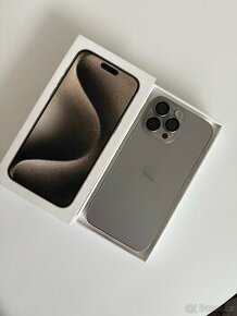 iPhone 15 Pro Max V  ZÁRUCE - pouštní titan