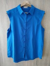 Modrá/zelená košile s krátkým rukávem Calliope - 1