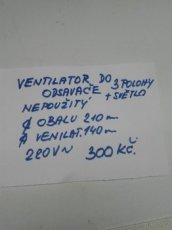 Ventilátor k odsavači - 1