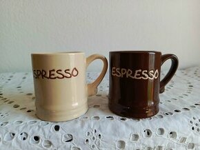 PÁROVÉ HRNÍČKY ESPRESSO - KERAMIKA - 0,7 dcl