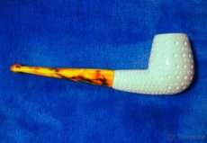 Dýmka pěnovka "Meerschaumka"-nová, nepoužitá - 1