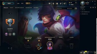 Prodám unranked league of legends účet - 1