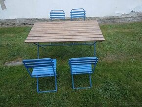 Prodám zahradní stůl a židle