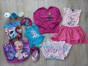 Set oblečení a věcí Ledové království/Frozen vel. 128/134