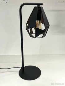 stolní lampička měď/černá