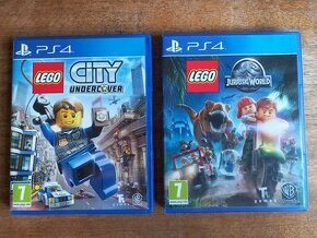 2 hry pro PS 4 – LEGO City Undercover + LEGO Jurassic World