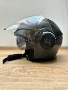 AGV moto přilba FLUID matt black velikost: 57-58 cm (M)