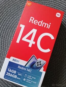 Xiaomi Redmi 14C, 16/256GB, Nový, Nerozbalený