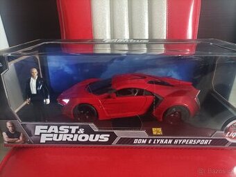 Lykan Hypersport 1/18 svitici s figurkou Toretto