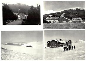 Pohlednice: Krkonošské boudy