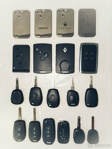 Startovací karty a klíče Renault Dacia + naprogramování