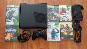 XBOX 360 s 250GB a hrami