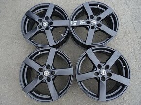 Alu disky černé na Opel 17", 5x110, ET 32, šířka 7J - 1