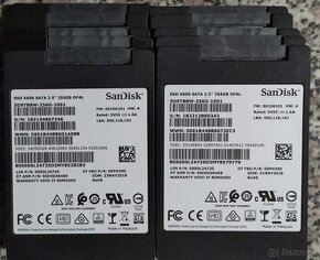 SSD 256GB Sandisk X600 a X400 + Samsung PM871