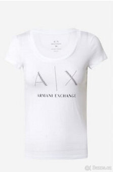 Nové tričko s kamínky ARMANI EXCHANGE vel.S