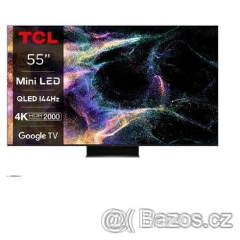 Zánovní TCL 55C845 MINI LED QLED 144Hz PC: 22 990,-