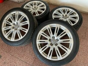 Originální Alu kola Audi 5x112 r20 letní pneu 4mm - 1