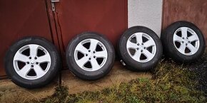 Alu kola Jeep18x8J 5x127, pneu 265x60 18r