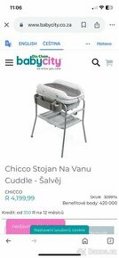 Chicco stojan na vanu