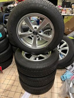 Alu kola 5x114 r16 + zimní pneu Semperit speedgrip2 - 1