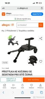 Nové  stupátko ke kočárku