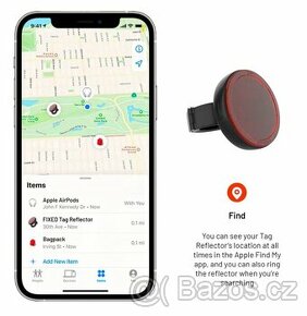 Lokalizační čip FIXED Tag Reflector s podporou Find My
