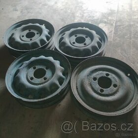 Veteránské plechové disky 3 x 16" + brzd. buben