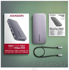 AXAGON HMC-12GM2, USB-C  hub, slot na m.2 ssd - 1