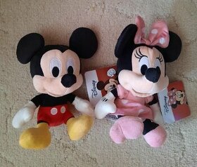 Mickey a Minnie mouse Disney plysaci