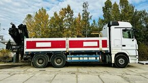 6x4 valník Mercedes + HIAB 28tm / 16m dosah - 1