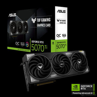 ASUS TUF RTX 5070 Ti OC GAMING 16GB GDDR7 - Nová Nerozbalená