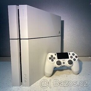 Playstation 4, Bílá, 2x ovladač