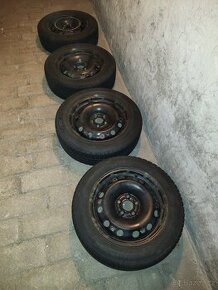 Plechové disky + Zimní pneu Barum Polaris 5 - 185/60 R15