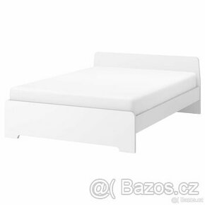 Ikea postel ASKVOLL 160x200, rošty+matrace+chránič