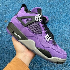 Nike Air Jordan 4 Travis Scott Purple "Friends and Family - 1